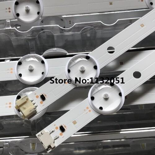 New kit) 10 PCS LED backlight Strip Set for Vi zio D58u-D3 SVG580A02L(5pcs) SVG580A02R(5pcs) SVG580A02 REV03 7LED R L