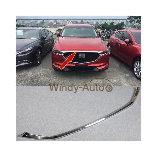 Fit For Mazda New CX5 CX-5 2017 2018 Chrome ABS Front Hood Bonnet Cover Trim