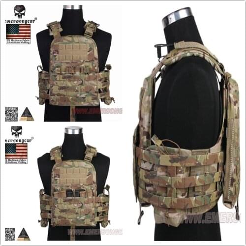 Hunting Tactical Vest Airsoft Combat MERSON CP Style Cherry Plate Carrier NCPC Genuine MultiCam EM7435