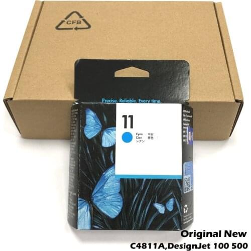 Origianl New For HP DesignJet 100 500 800 510 2800 100 110 111 Serise 11# Cyan Printhead Print Head Printer Head C4811A