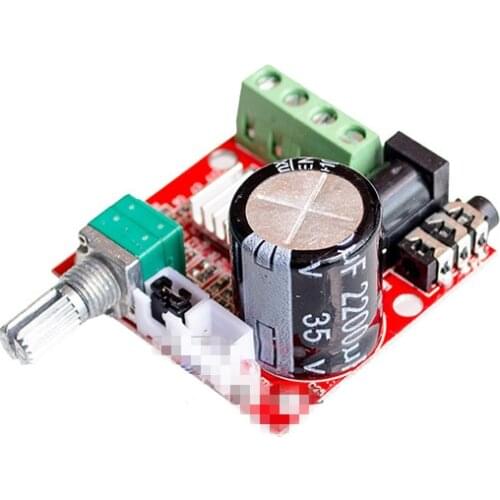 PAM8610 Mini Power Amplifier Board TDA2030 12V 10W Pure Class D Stereo Power Amplifier