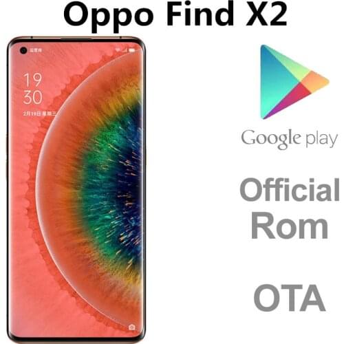 DHL Fast Delivery Oppo Find X2 5G Smart Phone 4 Cameras Snapdragon 865 4200mAh 65W Charger 8GB RAM 256GB ROM 120HZ Screen OTA