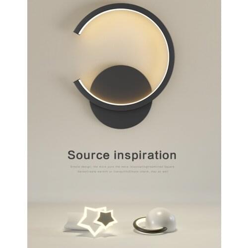 Modern Wall Lamp Bedroom Bedside Lamp Simple Nordic Living Room Corridor Lamp TV Sofa Background Wall Minimalist Wall Lamp