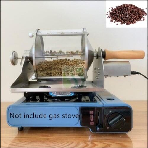 110V/220V Coffee Bean Roasting machine Visualization Rotation coffee beans corn heater drying machine 400g Coffee Grain Roaster