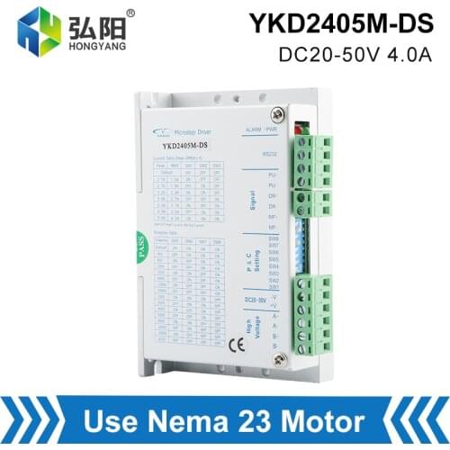 YAKO YKD2405M Stepper Motor Driver DC20-50V 4.0A For Nema 23 Stepper Motor CNC Router Controller Small Engraving Machine