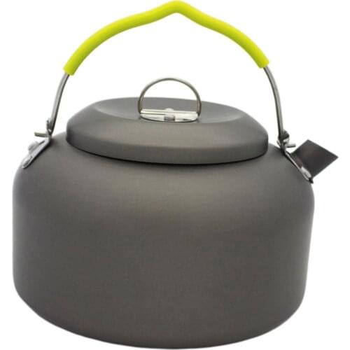 1.3L Camping Kettle Travel Tableware Teapot Over Campfire Cooking Ultralight