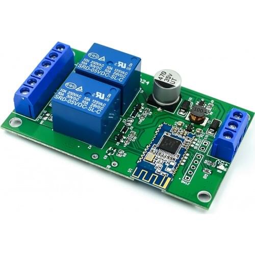 2 Channel Relay Module Bluetooth 4.0 BLE for Apple Android Phone IOT