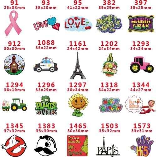 2018 new arrival Free shipping 30 pcs/package printed resin planar flat-back resins for Hair Bow Decoration PR91