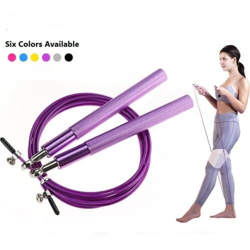 3M Steel Wire Adjustable Jump Rope Fitness High Speed TrainingSkip Home Gym Exercise Bodybuild Sport Competition Skipping Rope