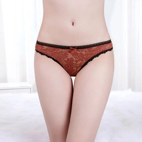 3Pcs/set Panties for Woman Underwear Sexy Lace Breathable Soft Lingerie Female Briefs Panty Sexy Transparent Womens Underpants