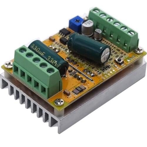 380W 3 Phases Brushless Motor Controller board(No/without Hall sensor) BLDC PWM PLC Driver Module DC 6-50V