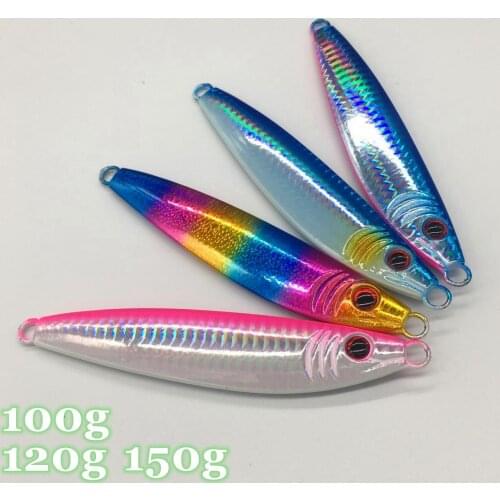 Battlebass Jigging Lure100g 120g 150g Metal Fishing Bait Saltwater Bright Cast S Style Jigs Isca Bass Artificial Fishing Bait