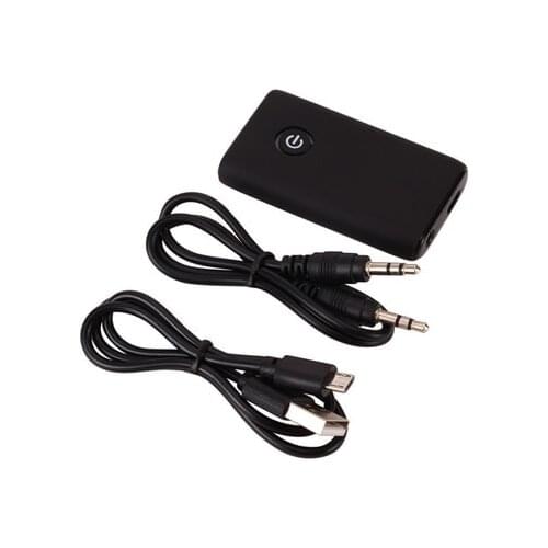 Bluetooth 5.0 Transmitter and Receiver 2-in-1 Wireless Audio Aux 3.5mm Adapter with Bluetooth Receive and Bluetooth Transmit