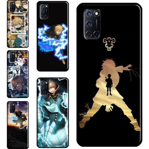 Luck Voltia Black Clover anime Case For OPPO A15 A83 A91 A93 A31 A53 A5 A9 2020 A52 A72 A1K A3S A5S Reno2 Z F5 F7 Cover