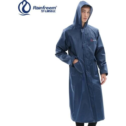 Rainfreem Polyester Raincoat High Quality Windbreaker Rainwear Jacket Outdoor Hiking Fishing Rain Gear
