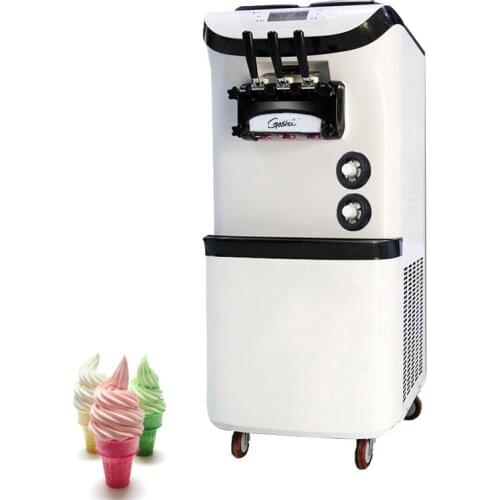 Stainless Steel Ice Cream Making Machine Fully Automatic Soft Ice Cream Makers Sweet Cone Ice Cream Machine