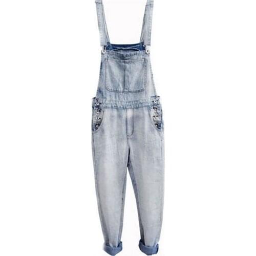 Hot 2020 Mens Plus Size Overalls Large Size Huge Denim Bib Pants Fashion Pocket Jumpsuits Thin sling Korean feet pants XS-5XL