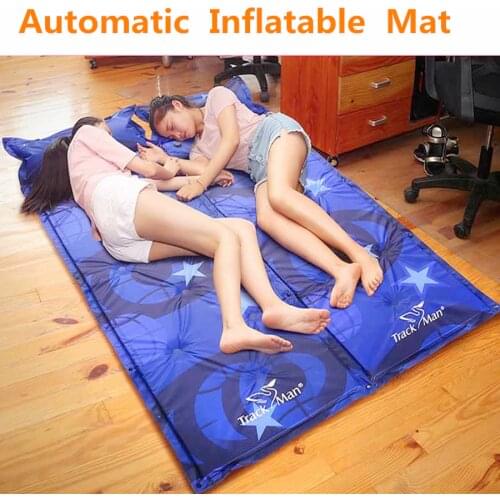 Can Splicing Camping Fill Foam Air Mattresses Automatical Inflatable Mat Moisture Pad Dampproof Mat Outdoor Picnic Sleeping Bag