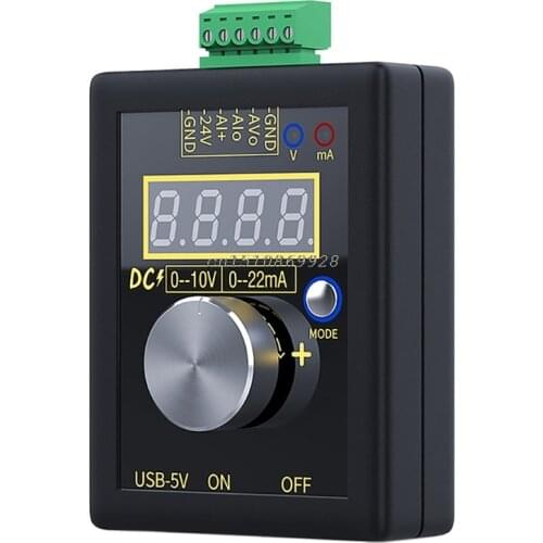 0-10V 0-20mA Signal Generator Pocket Analog Voltage Current Simulator Calibrator 448A