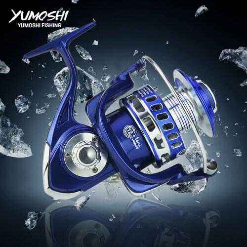 Yumoshi MX fishing wheel all metal fishing line wheel sea water self-locking swing arm spinning wheel sea pole wheel
