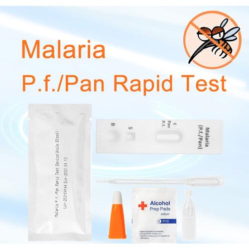 Malaria P.f /Pan Rapid Antigen Test Device(whole blood) Home Mosquito Bite Infectious Disease Detection Dropshipping