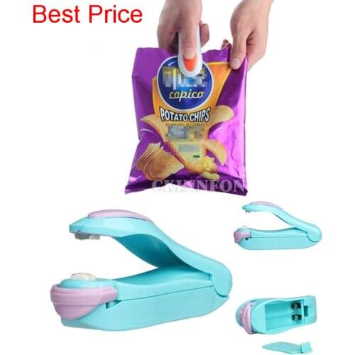 200Pcs/Lot Vacuum Food Sealer Mini Portable Heat Sealing Machine Impulse Bag Sealer Seal Machine Plastic Bags Sealing Tools