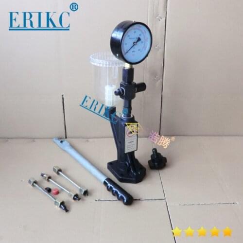 ERIKC high precise black injector nozzle tester Validator SH60 With 0 - 400 BAR / 0 - 6000 P