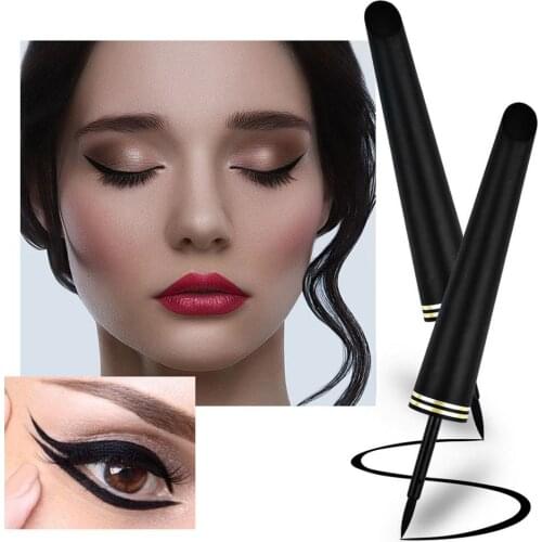 Liquid Eyeliner Pen Eye Makeup Thin Head Black 5ml Quick Dry Eye Line Pencil Natural Eye Cosmetic Eyeliner Stamp Marker Pen Tool