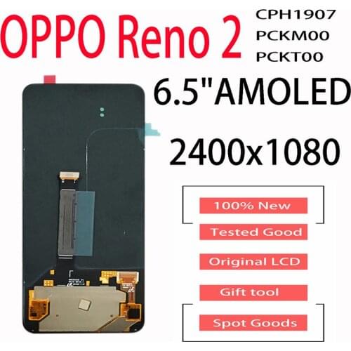 LCD OPPO Reno / Reno 2 / 3 / Reno Z / k3 / 10X Zoom / Reno 2Z CPH1951 CPH1919 PCGM00 1907 LCD Display Touch Screen Digitizer