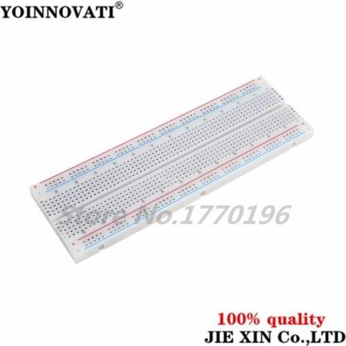 1PCS Breadboard 830 Point Solderless PCB Bread Board MB-102 MB102 Test Develop DIY