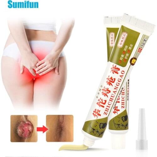 1Pcs 15g HuaTuo Hemorrhoids Cream Treat Anal Fissure External Internal Hemorrhoids Ointment Swelling Pain Relief Medical Plaster