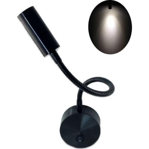 1W Reading Lamp RV Boat LED Bedside Lamp Camper Multipurpose Lighting Equipment Light Switch Control Light