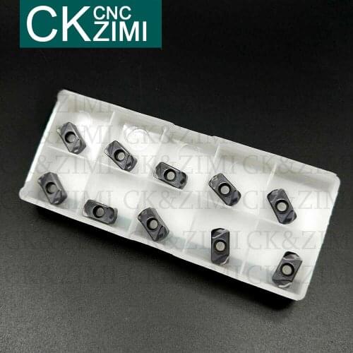 10pcs LNMU0303ZER-MJ AH725 turning tools Milling insert fast feed double-side milling cutter for stainless steel and steel