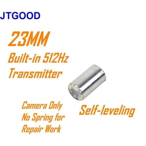 23MM Camera Head Auto Self Leveling And with 512Hz Transmitter Drain Pipe Sewer Inspection Replacement Pipe Inspection Machine