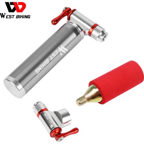 30G Bicycle Mini Pump CO2 Inflator Insulated Sleeve Air Cycling Bicycle Bike Pump Bike Ball Pump Bicycle Bike Accessories