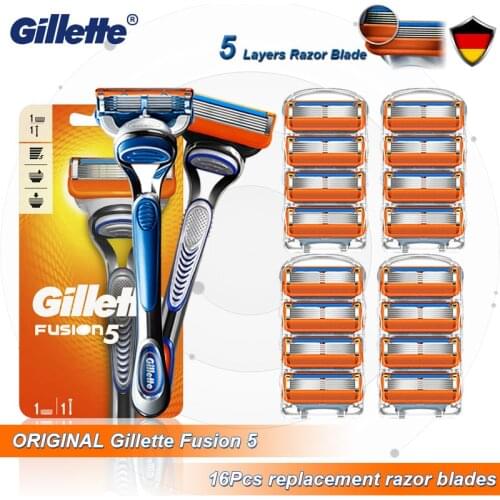 Gillette Fusion 5 Shaving Machine Safety Razor Holder Face Shaver Cassettes Shave Beard Case With Replaceable Blades For Men Hot