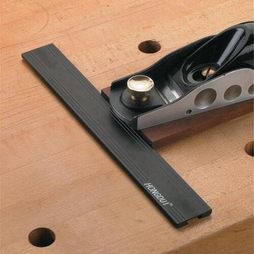 DIY Planing Stop Board 19mm/20mm Dog Hole Baffle Plate Bench Woodworking Tools Aluminum Alloy Auxiliary Clamp Workbench Table