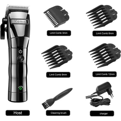 High Power Fader Electric Hair Clipper Hair Trimmer For Men Rechargeable 0mm Shaver Trimmer Beard Barber Hair Cutting Machine
