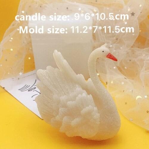 Swan Candle Mold Silicone Mold Soap Making Candle Making Handmade Wedding Gift Soap Mould Decoration Too
