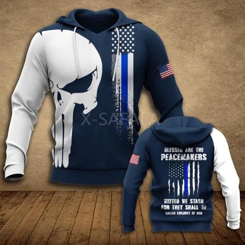 I HUNT THE DEVIL USA 3D Print Hoodie Man Women Harajuku Outwear Zipper Pullover Sweatshirt Casual Unisex Jacket-2