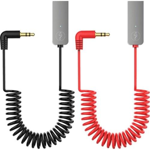 R2LB 3.5mm Interface Dongle Cable Bluetooth-compatible 5.0 Adapter Receiver for Car