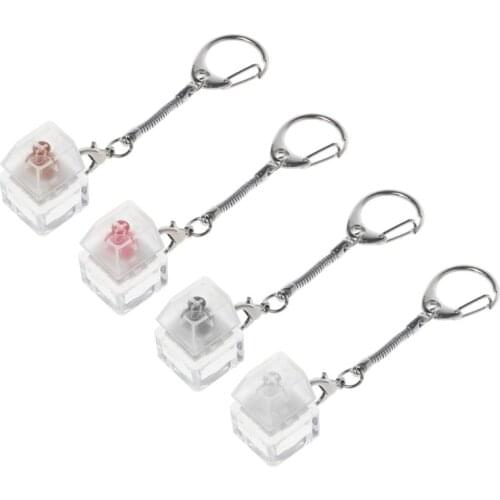 Kailh Box Switch Mechanical Switch Keychain For Keyboard Switches Tester Kit Without LED Light Toys Stress Relief Gifts