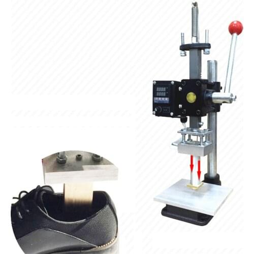 Hot Foil Stamping Pressure Mark machine 5*7cm Manual Bronzing Machine for PVC leather PU Shoes insole Stamping