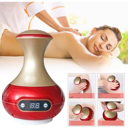 9 Level Massager Body Electric Vacuum Cupping Suction Scraping Guasha Heating Magnetic Acupuncture Therapy Slimming Fat Burning
