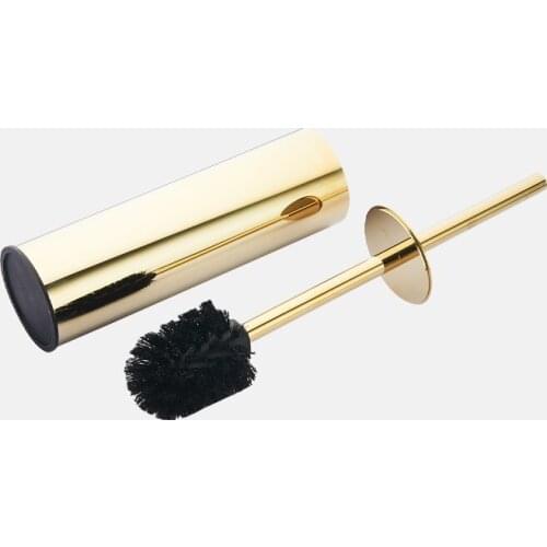 Matt Black Square Toilet Brush Holder Stainless Steel Cleaning Brush Set Free Punch Toilet Boal Brush Head Bathroom Accessories