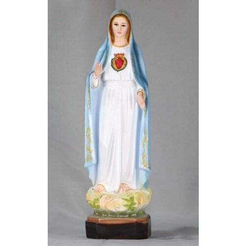 Special Offer 40CM tall # HOME Church TOP Ornament Religious Catholicism Christianism Fatima Virgin Mary Madonna holy statue