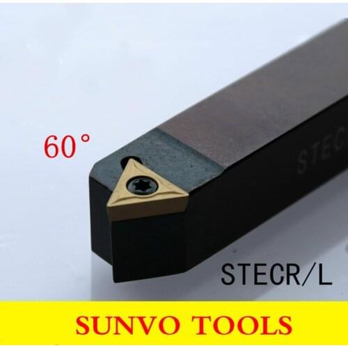STECR 1616H11/1616H16/2020K11/2020K16 CNC Screw Fastening External Turning Holder Use TCMT TCGT 160404/110204/160408 CNC Insert