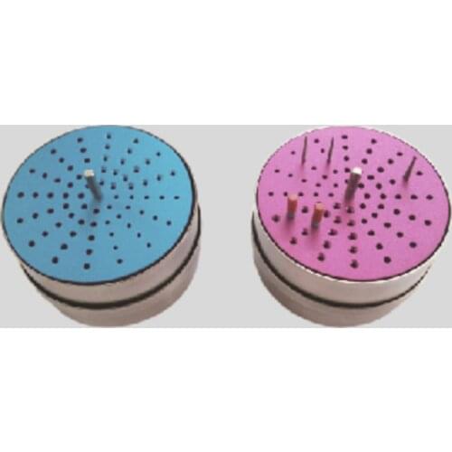 Dental B028c Stainless Steel Disinfection Bur Box