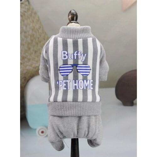 Warm Winter Dog Coats Soft Cotton Fleece Wear Autumn Jackets Winter Coats Lovely Small Pets Suppliers Clothes Christmas