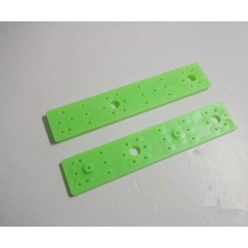 Green perforated plastic strip frame can hold 300 or 310 small motors multifunction model toys DIY accessories